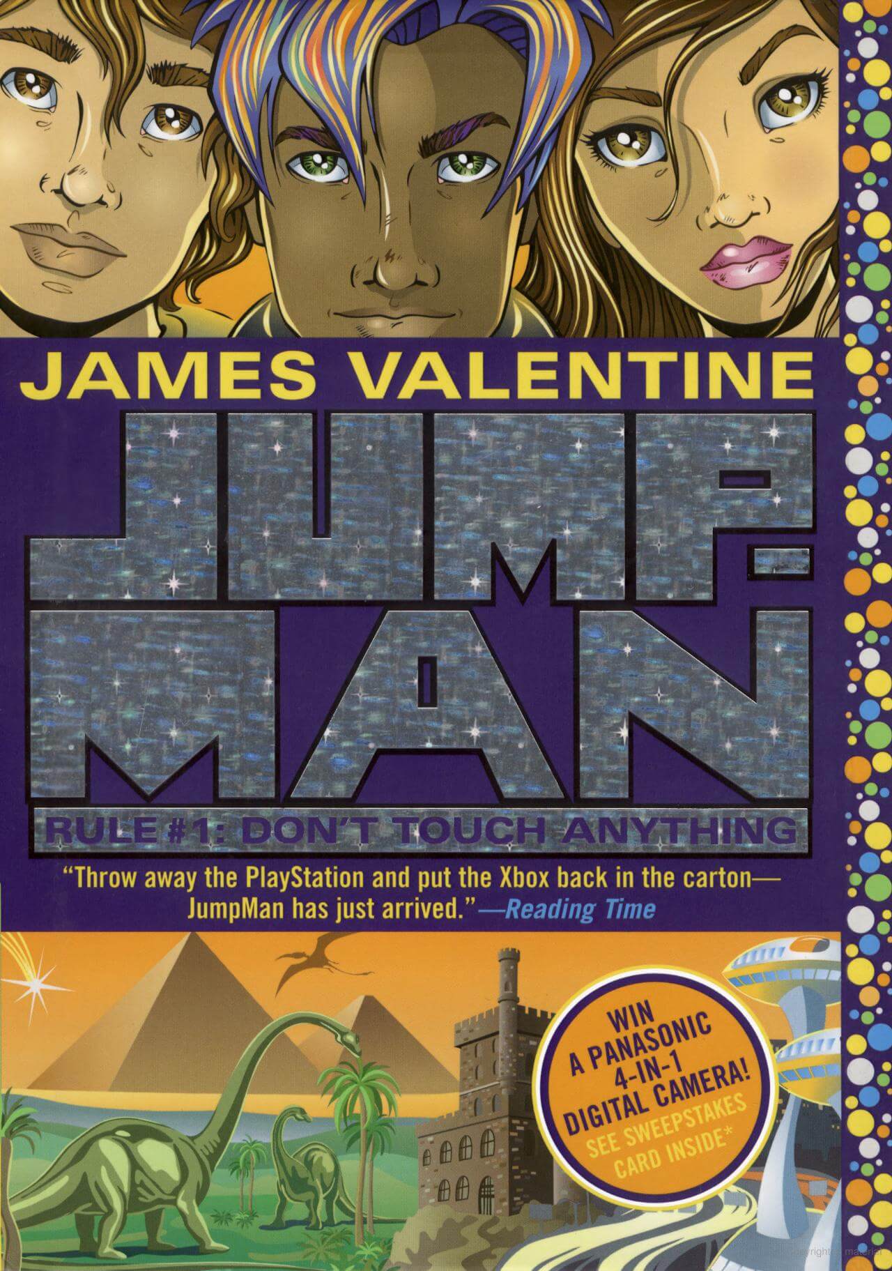 Book cover for JumpMan: Rule #1 Dont Touch Anything by James Valentine